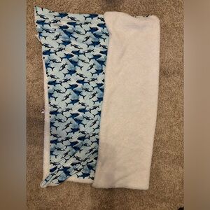 LIKE NEW POSH PEANUT SHARK BLANKET